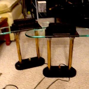 Robert Sonneman post modern Bankers 1980’s lamps